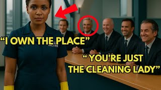 They Mocked the Cleaning Lady—Until She Took Down the CEO in the Boardroom