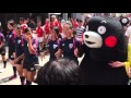 くまモンのあたふたパレード? 2015.9.12 ラグビー・ハンドボール ファミリーパレード