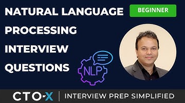 Popular NLP Interview Questions - Beginner