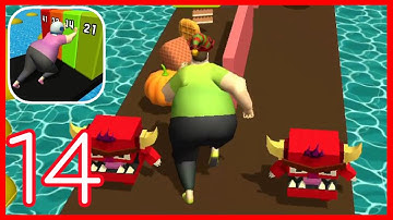 Fat Pusher - Gameplay New Update All Levels 201-212 (Android,iOS)