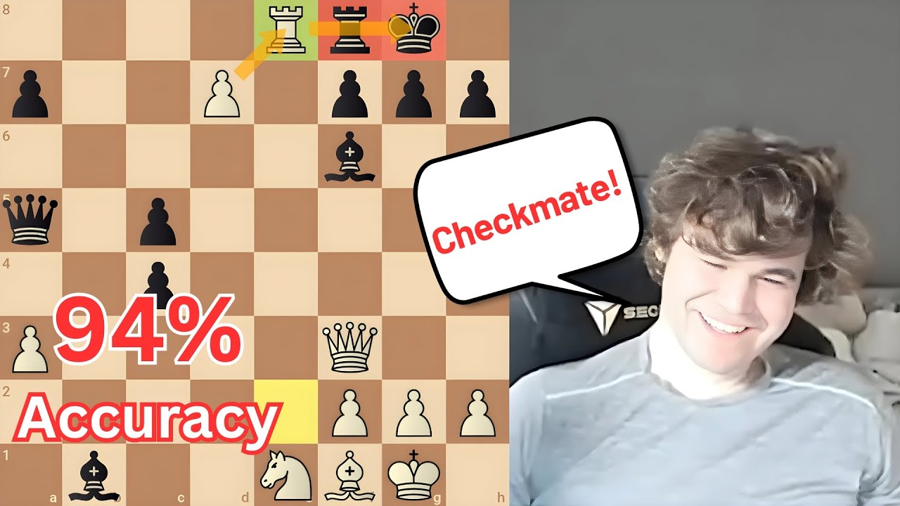 Magnus Delivers Stunning Checkmate with 94% Accuracy! - YouTube