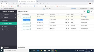 Product Labels in Zoho