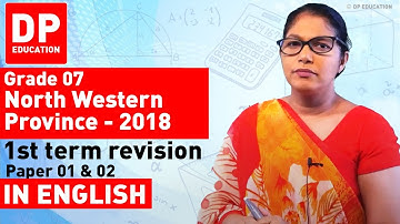 Grade 07 Maths - First term Revision 2019 North Western Province | Paper 1 & 2