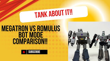 Studio Series Megatron / Newage Romulus BOT MODE Comparison