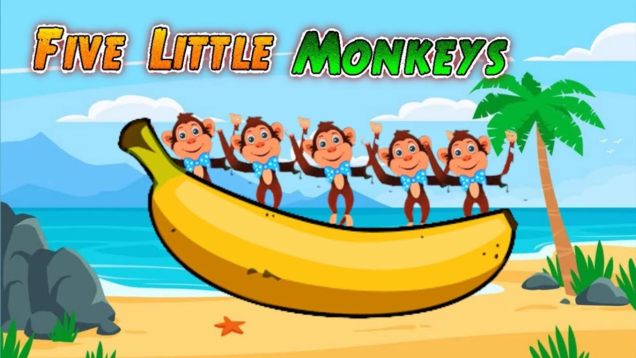 Five Little Monkeys | Nursery Rhymes | Kids Songs | Children Rhymes ...