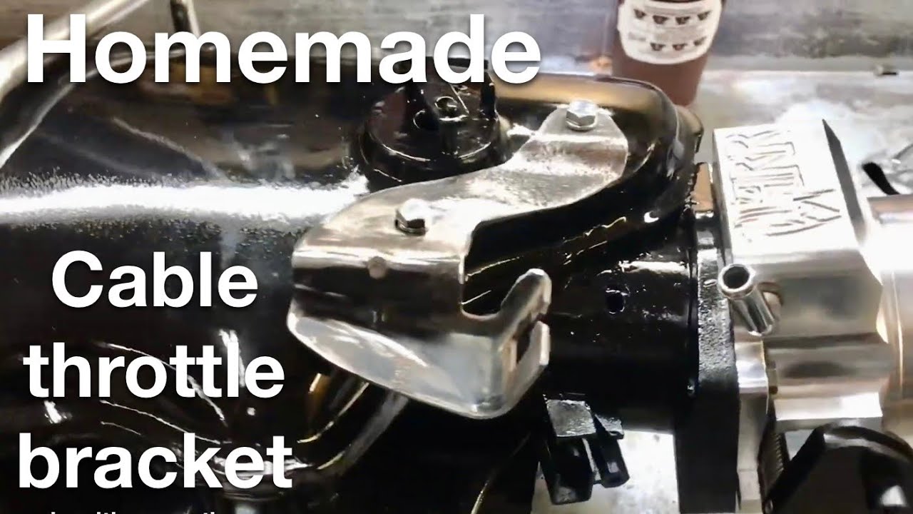 How to convert your gen 4 LS truck intake to cable throttle. Homemade