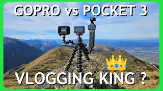 ✅ DJI POCKET 3 vs GOPRO 12 & 11⎥BEST Small Vlogging camera for YouTube & Beginners⎥Comparison