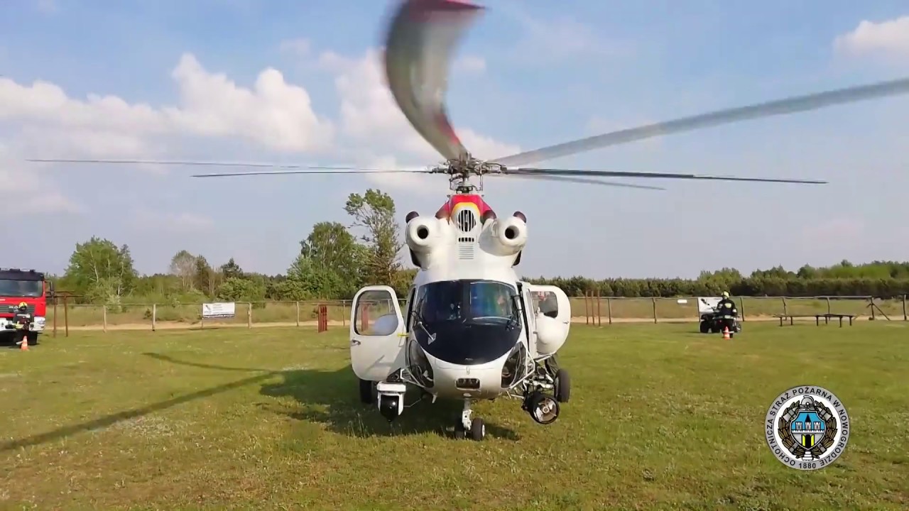 OSP Nowogród - Zabezpieczenie lądowiska - VI Ogólnopolskie Manewry Poszukiwawczo-Ratownicze