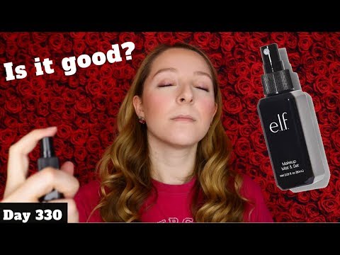 elf Makeup Mist & Set Spray Review | Day 331 of Trying New Makeup Every Day