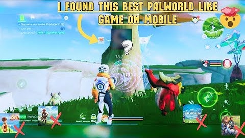 I FOUND THIS BEST PALWORLD LIKE  GAME ON MOBILE 📲 😱| AURORIA : a playful journey 