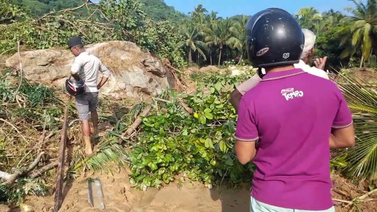 ජීවිත අහිමි කළ ඉබ්බාගමුව අරගම පුදුක්කුලම ප්‍රදේශයේ අරගම කන්ද නාය යෑම😅😅😅😅