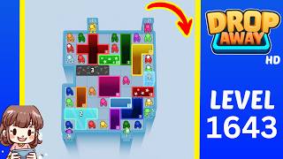 Drop Away Level 1643 Solution Walkthrough