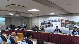 弘前市にレベル４の大雨と土砂災害危険警報　市が災害警戒対策会議