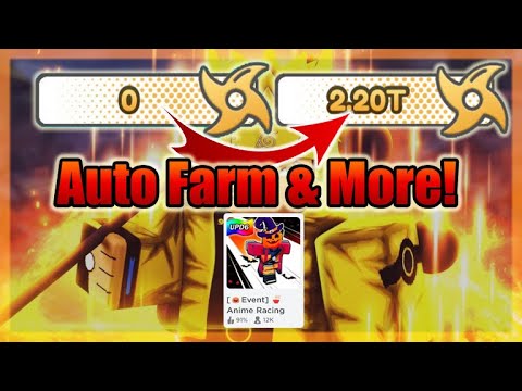 [🎃EVENT] 🍜 ANIME RACING CLICKER SCRIPT • Fast Auto Farm • Auto Click ...