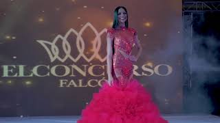 El Concurso byos Falcón desfile en traje de gala y las 5 Seleccionadas
