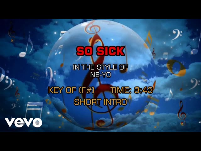 Ne-Yo - So Sick (Karaoke) class=