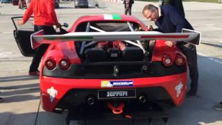 Ferrari F430 Challenge warm up