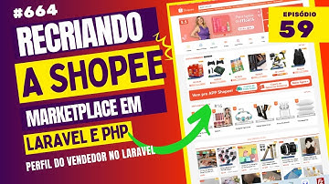 Como criar uma view do perfil do vendedor e seeders no marketplace com laravel 11 - Episódio 59
