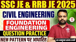 SSC JE Civil Engineering | RRB JE Civil Engineering | SSC JE/RRB JE Foundation Engineering | RRB JE