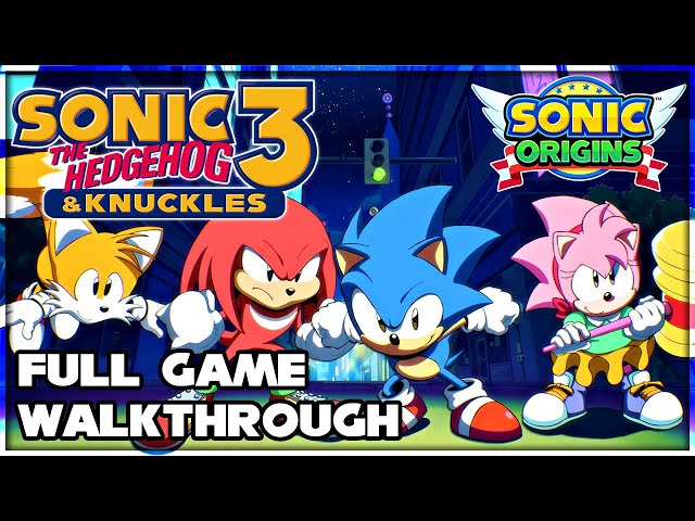 SONIC ORIGINS - Sonic 3 & Knuckles- FULL GAME (As Knuckles) (100%) 