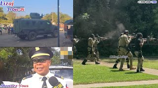 imaj Sadik, Enspektè a mouri a 3 chajè Zam sou li. Lapolis sapata bèlè Chef ki ranplase kempes kouri