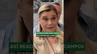 🫠 This is how Maru Campos reacted to the FGR subpoena