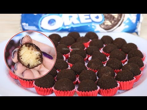 BRIGADEIRO DE OREO - DOCINHOS DE FESTA - Bru na Cozinha