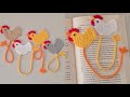 Kolay Tığ işi Tavuk Örgü Kitap Ayracı - Crochet Chick Bookmark Tutorial