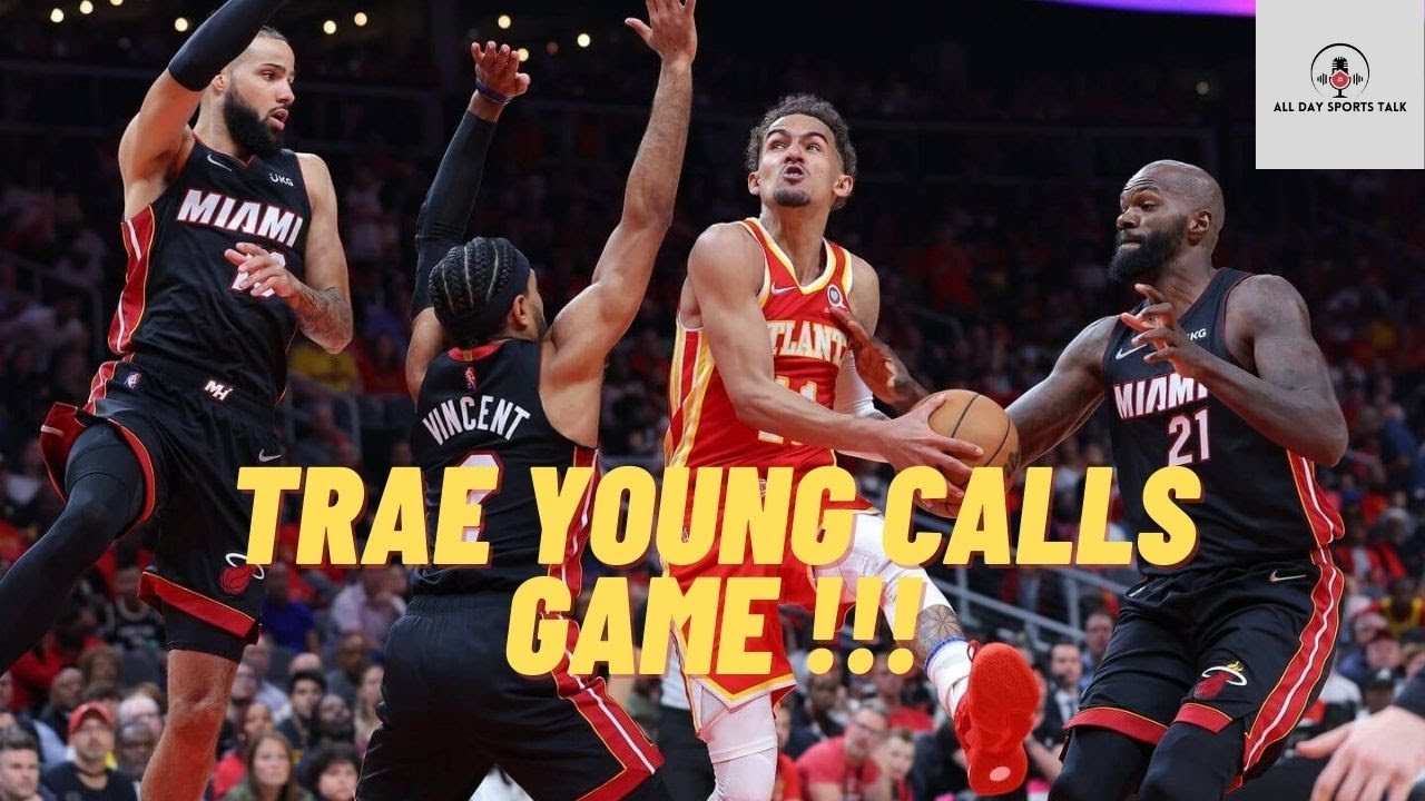 Trae Young Hits Game Winning Shot Against Heat. 