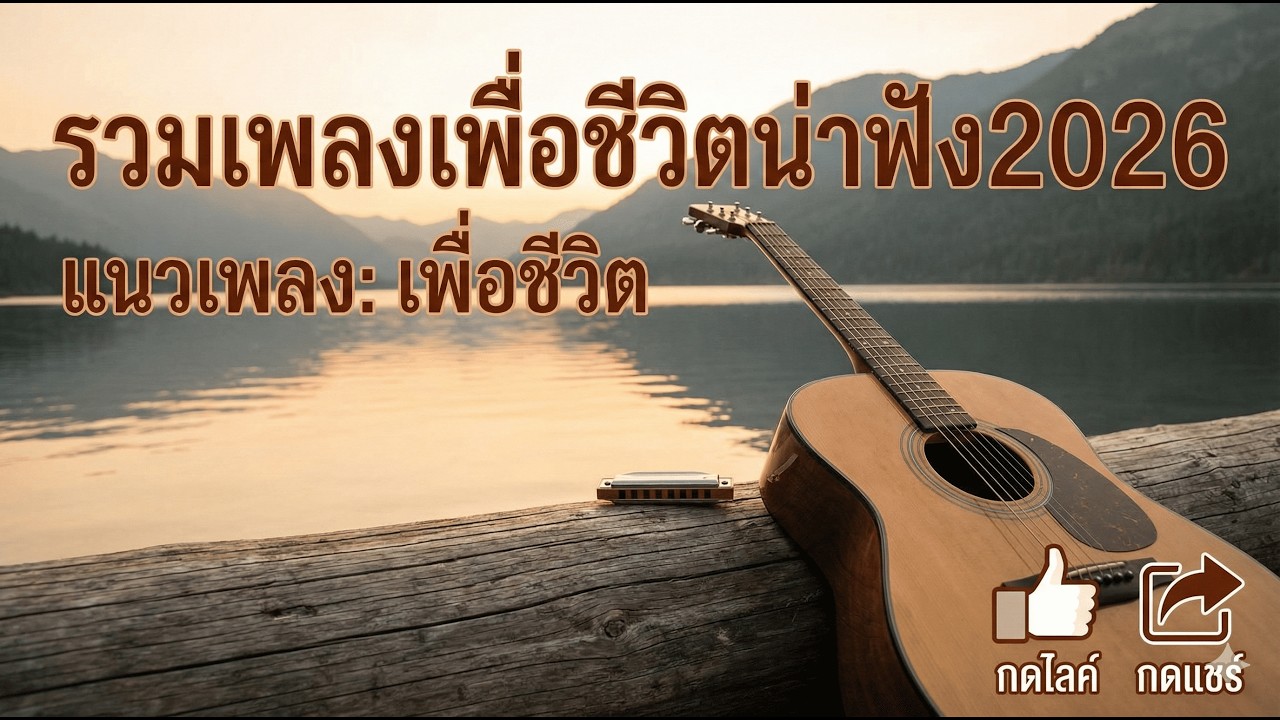 รวมเพลงเพื่อชีวิตฟังสบายๆ เพลินๆ ฟังไม่มีเบื่อ ไม่มีโฆษณาคั่น