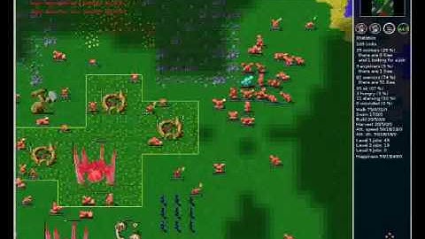 Warrior producing NPC behavior in an RTS game