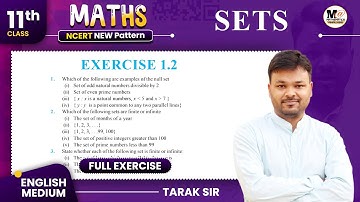 Class 11th Math EXERCISE 1.2 NCERT SOLUTION | CBSE | Chapter 1 SETS | ex 1.2 class 11