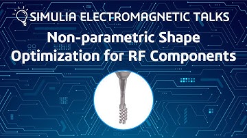 Non parametric Shape Optimization for RF Components