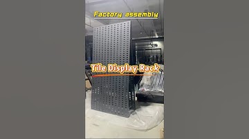 Hot sale tile display rack, display different specifications of samples, source factory price