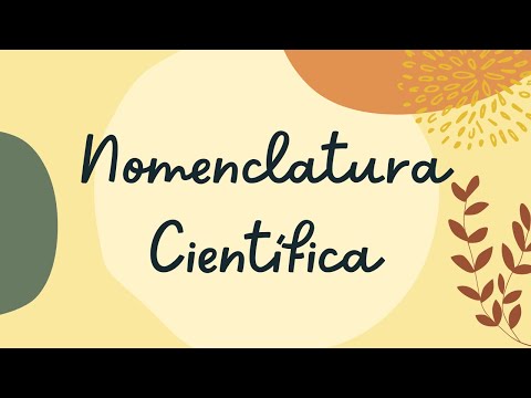 Nomenclatura Científica e