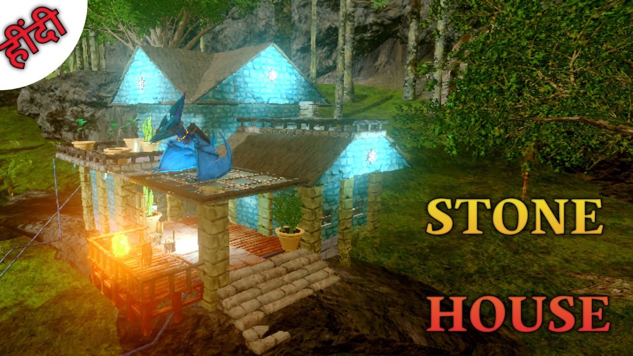 Unbelievable! How to Build a STONE HOUSE on Ark Mobile in 3 Easy Steps ...