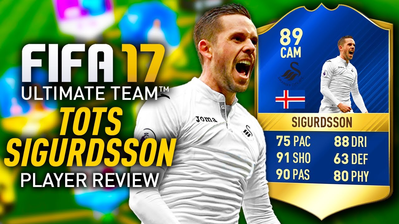 FIFA 17 TOTS SIGURDSSON (89) *REWARD* PLAYER REVIEW! FIFA 17 ULTIMATE TEAM!