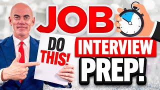 15 ‘LAST MINUTE’ JOB INTERVIEW PREPARATION TIPS! (How to PASS an INTERVIEW in 2024!)