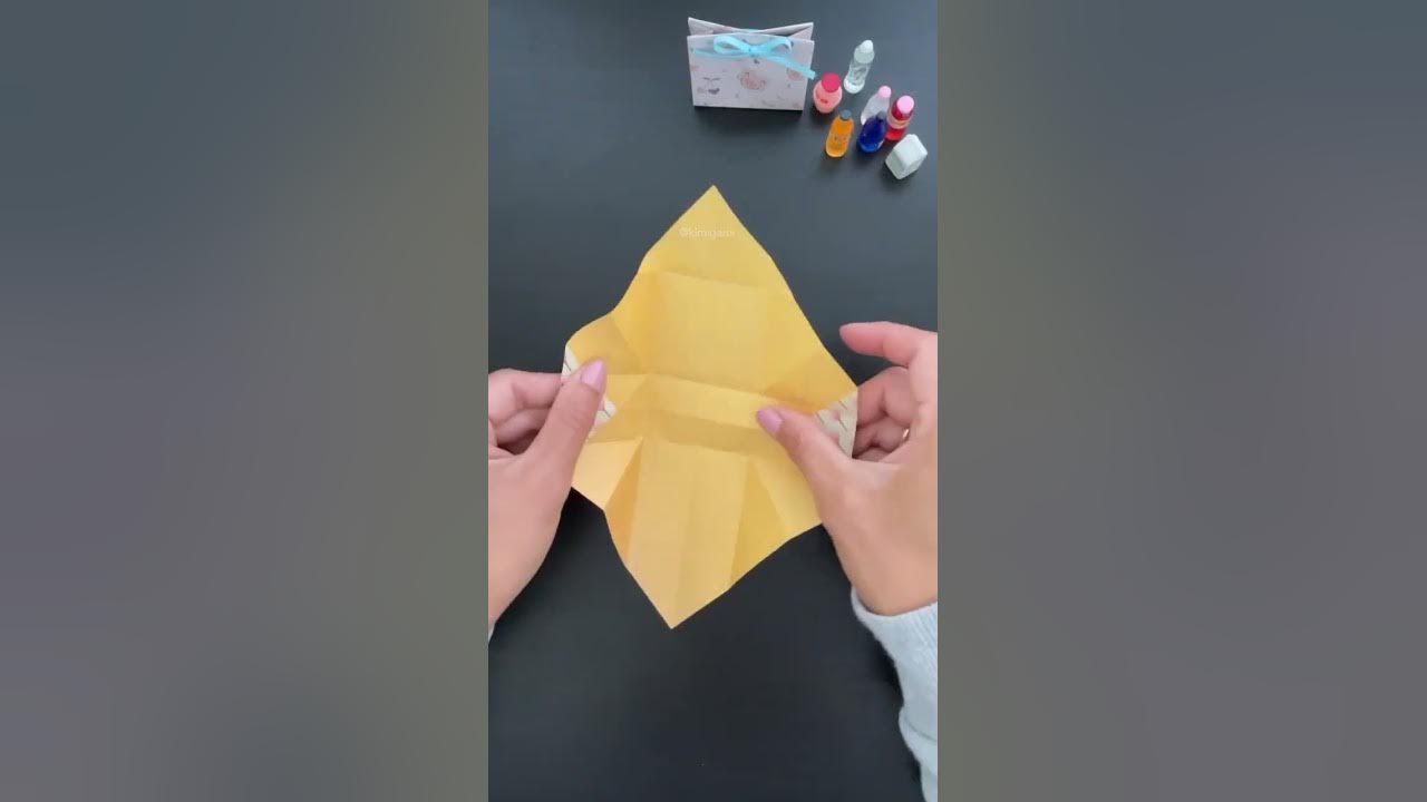 Mini Origami Shopping Bag - I Try DIY