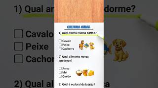 Conhecimento geral! #quiz #trivia #aprender #conhecimento