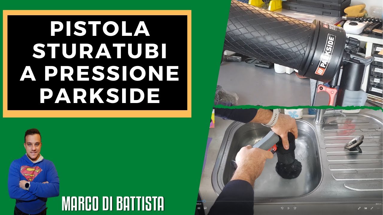 Pistola sturatubi a pressione Parkside Recensione 