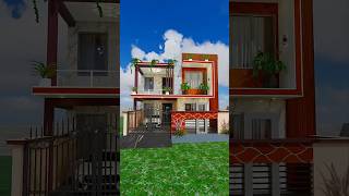 Modern Village House 🏡 Design #elevation #frontelevation #house #housedesign #home #song #hindisong