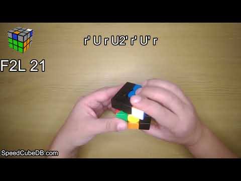 F2L Algorithms, BR Slot - F2L 21