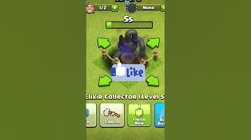 LVL🇮🇳 1⚡ TO ⚡MAX⚡Elixir Collector |#shorts #clashofclans
