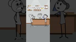 The manager knows what you did on your day off #animation #manager #corporate #comedy
