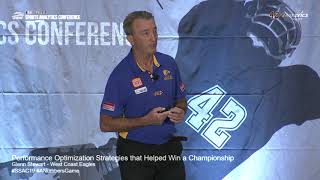 SSAC19: Performance Optimization Stratagies that Helped Win a Championship