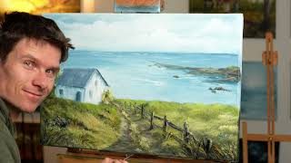 Ölmalerei für Beginner - Kleines Haus am Meer - mit Axel Laslo