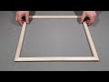 How to frame your paint by number kit
