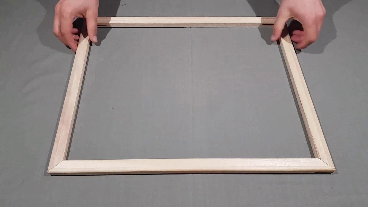 How to stretch a canvas onto a frame? - Numeral Paint Kit