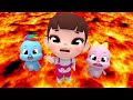 집안이 용암이에요! 라임이의 휠온더 버스 노래부르기 The Floor is lava! Wheels On The Bus | 영어동요 Nursery Rhymes Songs